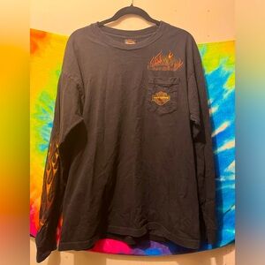 VINTAGE 90s harley davidson long sleeve